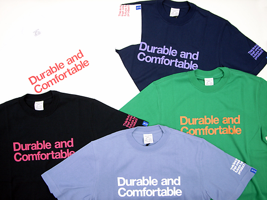 Durable and Comfortable Tee入荷1
