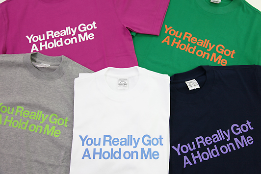 You Really Got A Hold on Me Tシャツ入荷／前側