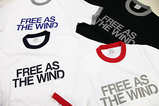 FREE AS THE WIND Tシャツ